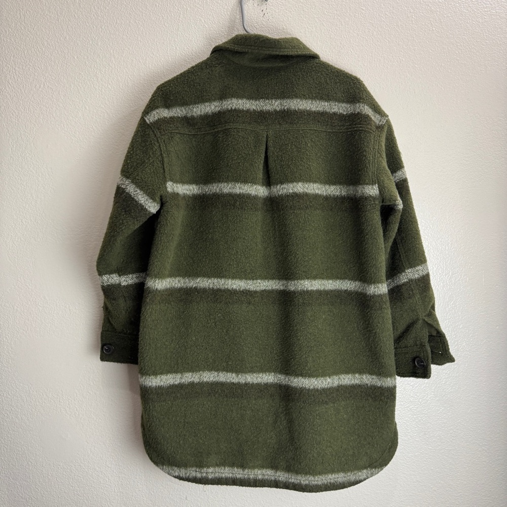 Old Navy Vintage Button Up Flannel Mohair Style Shirt Size Small - Picture 4 of 7